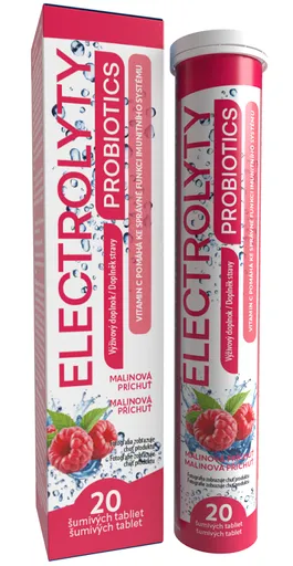 ELECTROLYTY PROBIOTICS Malina šumivé tablety 20tbl