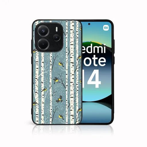 MY ART Kryt s vianočným dizajnom Xiaomi Redmi Note 14 BIRCH (072)