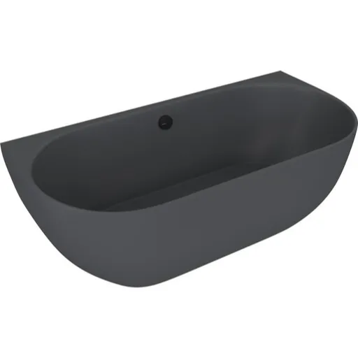 Polysan Pagoda voľne stojaca vaňa 170x85 cm liaty mramor ľavá aj pravá antracit antracit 72976.51