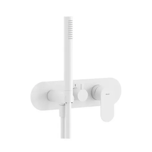 Ravak Eleganta sprchová a vaňová batéria bez podomietkového telesa biela matná X070259