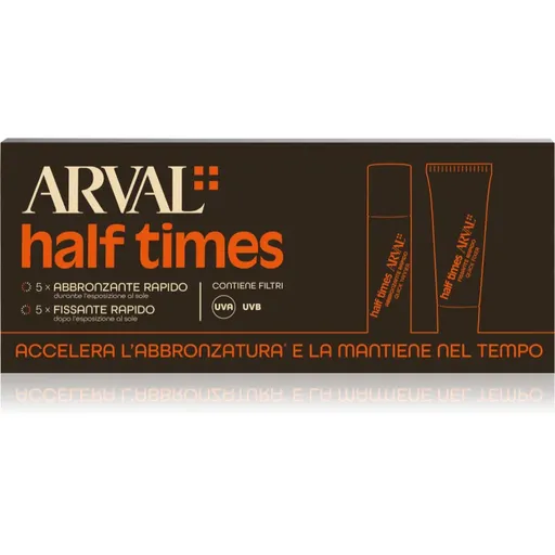 Arval Half Times Fast Tanning Bottle + Tube Set ochranný olej urýchľujúci opálenie
