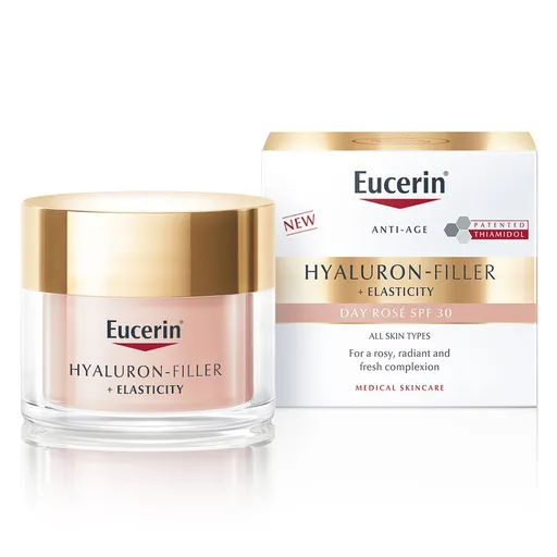 EUCERIN Hyaluron-Filler+Elasticity Denný krém Rosé SPF30 50 ml