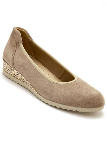 PÉDICONFORT® - Baleríny na klinovom podpätku