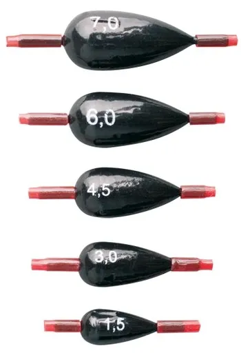 Cralusso záťaž olive wieght with silicone 5 ks - 4 g