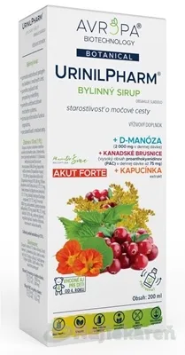 AVROPA UrinilPharm bylinný sirup 200ml
