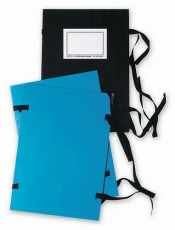 Spisová doska A3 so šnúrkami modrá jednostr.