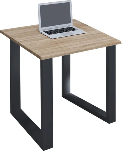 VCM Stůl Lona 80x50 U-nohy, dub sonoma