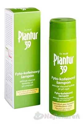 Planatur 39 kofeinový šampón farevné vlasy 250 ml