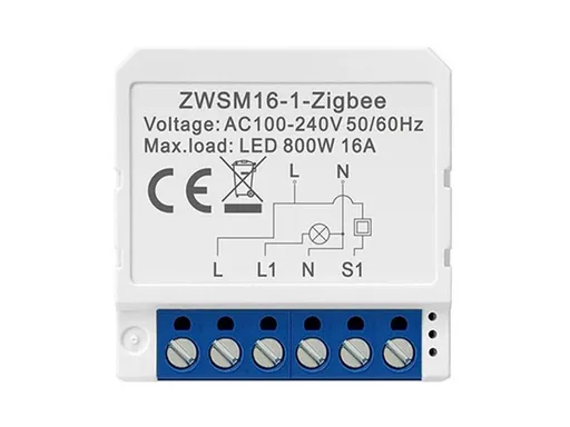 Smart Switch Module AVATTO ZWSM16-W1 ZigBee Tuya
