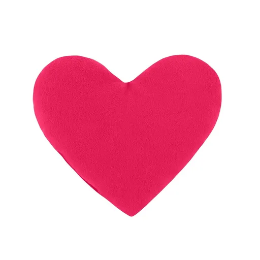 Bellatex Tvarovaný vankúšik Srdce fuchsiová, 23 x 25 cm