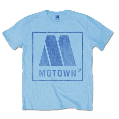Motown tričko Vintage Logo Modrá XXL
