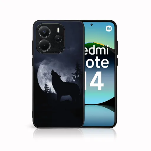 MY ART Ochranný kryt pre Xiaomi Redmi Note 14 WOLF (247)