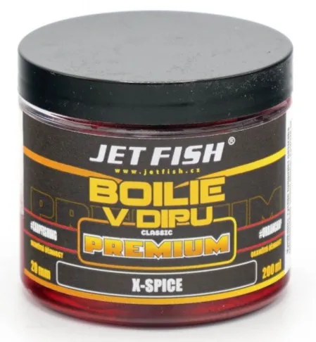 Jet fish boilie v dipe premium clasicc 200 ml 20 mm - x-spice