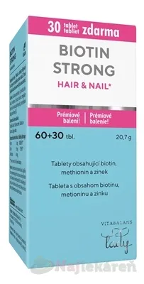 Biotin Strong Hair & Nail 60 + 30 tabliet