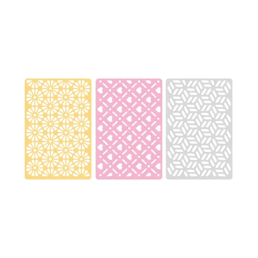 Šablóny na dekorované rolády DELÍCIA, 3 ks