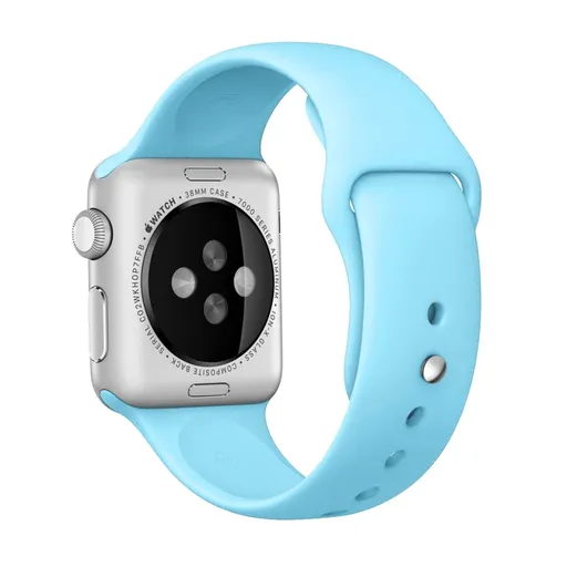 RUBBER Remienok Apple Watch Ultra 1 / 2 / 3 (49mm) / 9 / 8 / 7 (45mm) / 6 / SE / 5 / 4 (44mm) / 3 / 2 / 1 (42mm) modrý