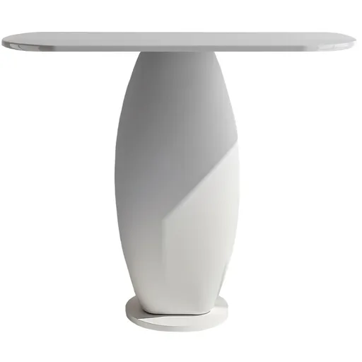 Odkladací stolík Ellittica White