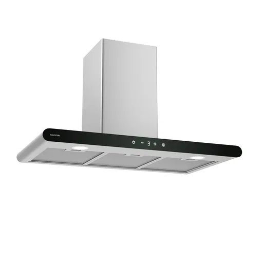 Klarstein CurveVent digestor, 700 m³/h, Dotykový, LED, 110 W, EEK A+