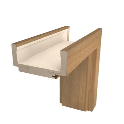 Obložková zárubňa Naturel 80 cm pre hrúbku steny 22-24 cm brest ľavá O8J80L