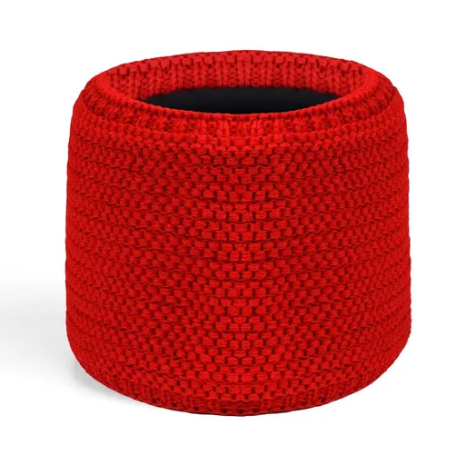 Bontis Dámsky pletený šál tunel - Červená | uni