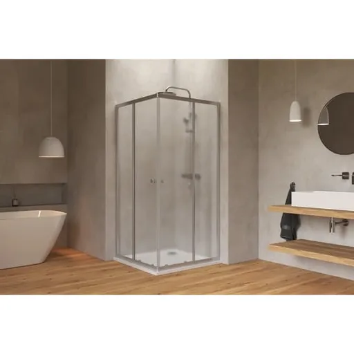 Sprchový kút štvorec 90x90 cm SAT Project SATBKMUQ90CRCH