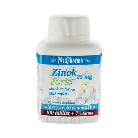 MedPharma ZINOK 25 mg Forte 107tbl