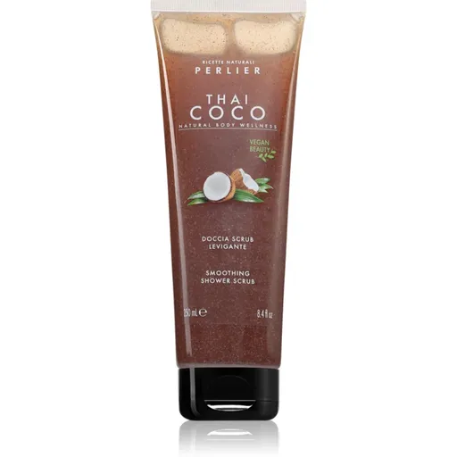 Perlier Thai Coco Smoothing Shower Scrub telový peeling 250 ml