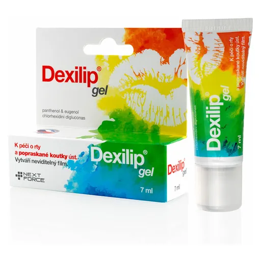 DEXILIP gel na popraskané kútiky úst 7 ml