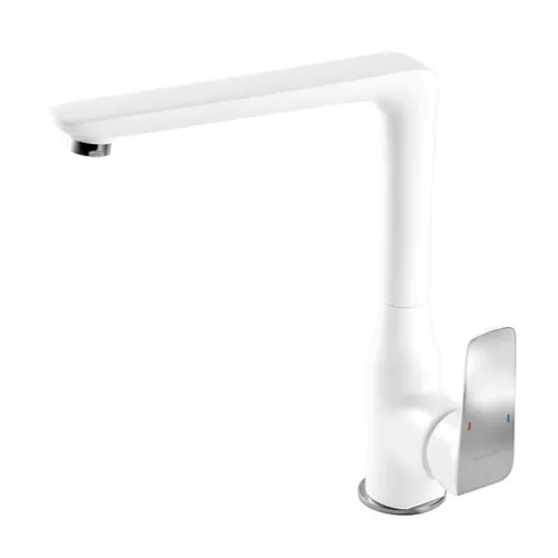 Novaservis Nobless Tina drezová batéria s otočným ramienkom biela / chróm 38714,1 38714.1