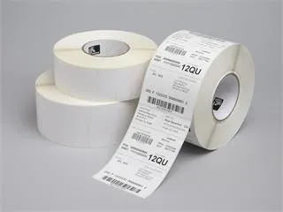 Zebra Label, Paper, 102x152mm; Direct Thermal, Z-Select 2000D, Coated, Permanent Adhesive, 25mm Core, Perforation