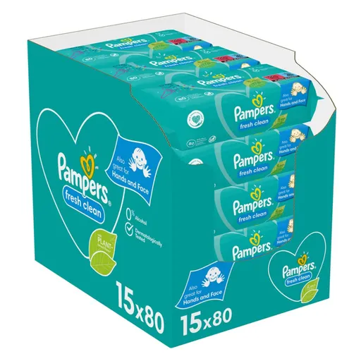 PAMPERS Fresh Clean obrúsky 15 x 80 ks
