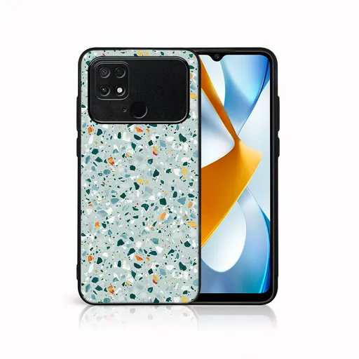 MY ART Ochranný kryt pre Xiaomi Poco C40 BLUE TERRAZZO (164)