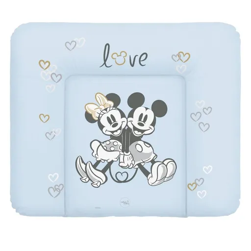 CEBA BABY Podložka prebaľovacia mäkká na komodu (85x72) Disney Minnie & Mickey Blue