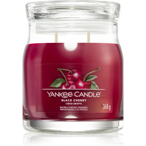 Yankee Candle Black Cherry vonná sviečka Signature 368 g