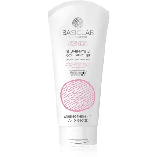 BasicLab Dermocosmetics Capillus regeneračný kondicionér pre silné, hrubé a suché vlasy 100 ml