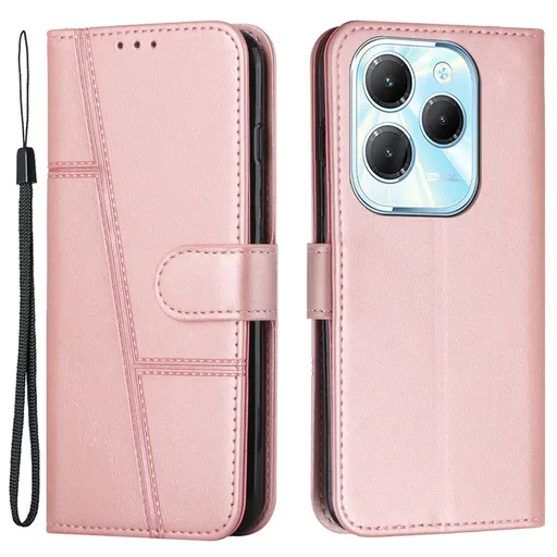 STITCHED Peňaženkový kryt pre Infinix Hot 40 / Hot 40 Pro ružový