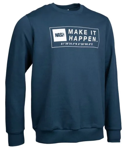 Nash mikina make it happen coordinates jumper navy blue - xl