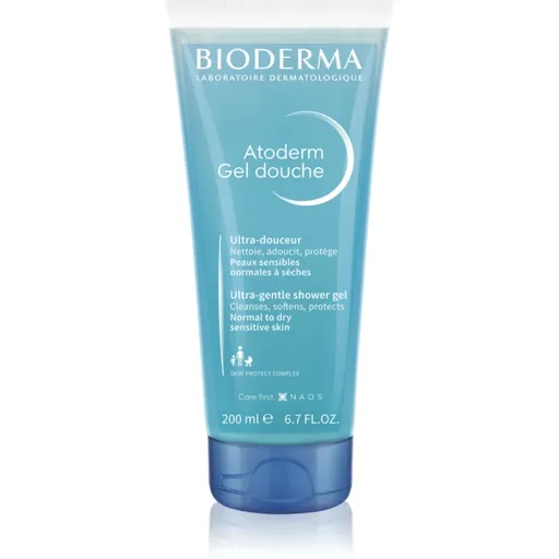 Bioderma Atoderm Gel jemný sprchový gel pre suchú a citlivú pokožku 200 ml