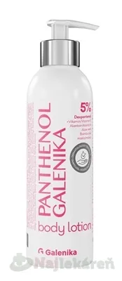GALENIKA Panthenol Body Lotion Dexpantenol 5% telové mlieko 250 ml