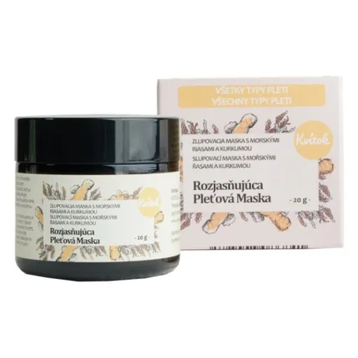 KVITOK Zlupovacia maska s kurkumou Rozjasňujúca 20 g