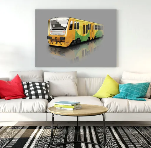 Obraz Regionálny vlak (Rozmer obrazu: 120x80)