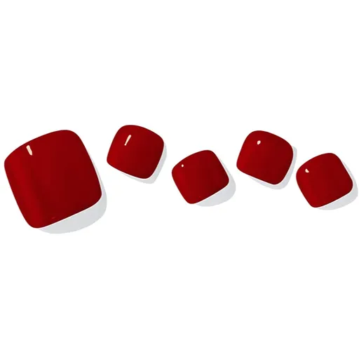 ohora Gel Nail Sticker P Basic Pedicure nálepky na nechty na nohy odtieň PBS-004 30 ks