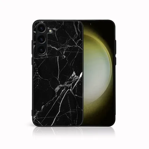 MY ART Ochranný kryt pre Samsung Galaxy S25 FE BLACK MARBLE (142)