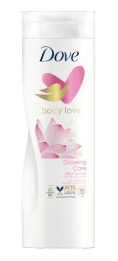 DOVE GLOWING CARE - Telové mlieko s kvetinovou vôňou (0,4 L)