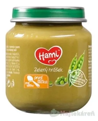 Hami zeleninový príkrm zelený hrášok 125g