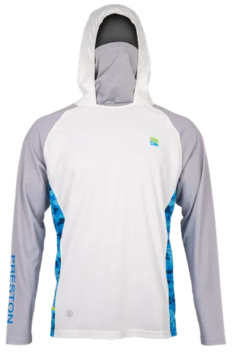 Preston innovations tričko performance hooded sun shirt upf-40 - xxl
