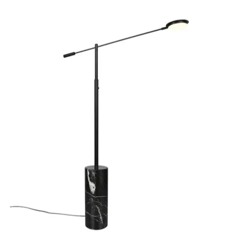 Stojaca lampa Trio Select Fiore čierna 454610132