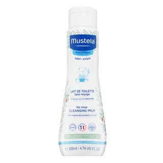Mustela Bébé No-Rinse Cleansing Milk čistiace mlieko pre deti 200 ml