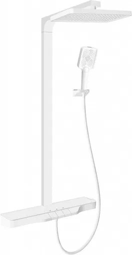 MEXEN MEXEN - Zoom nástenný sprchový set s dažďovou sprchou a batériou, biela 78101-20