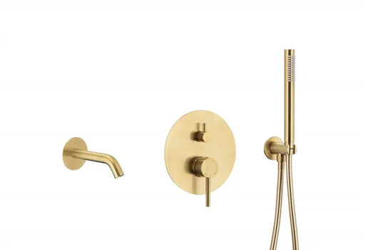 KFA - MOZA podomietková vaňová batéria, brúsené zlato 5039-401-31